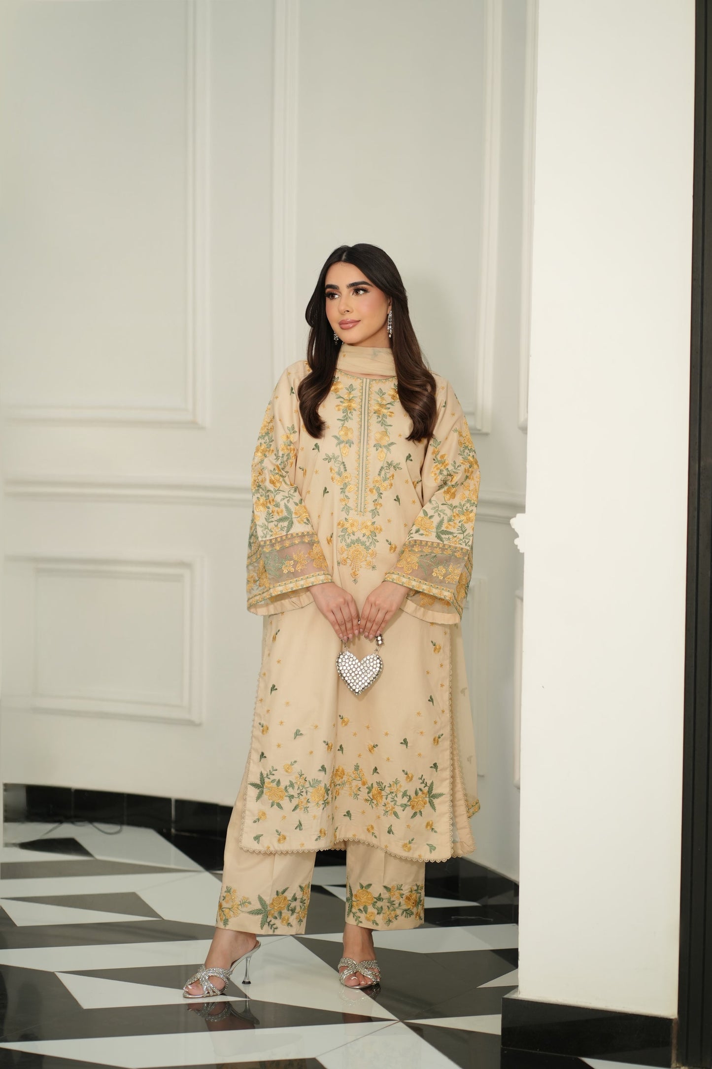 Fariya Embroidered 3PC