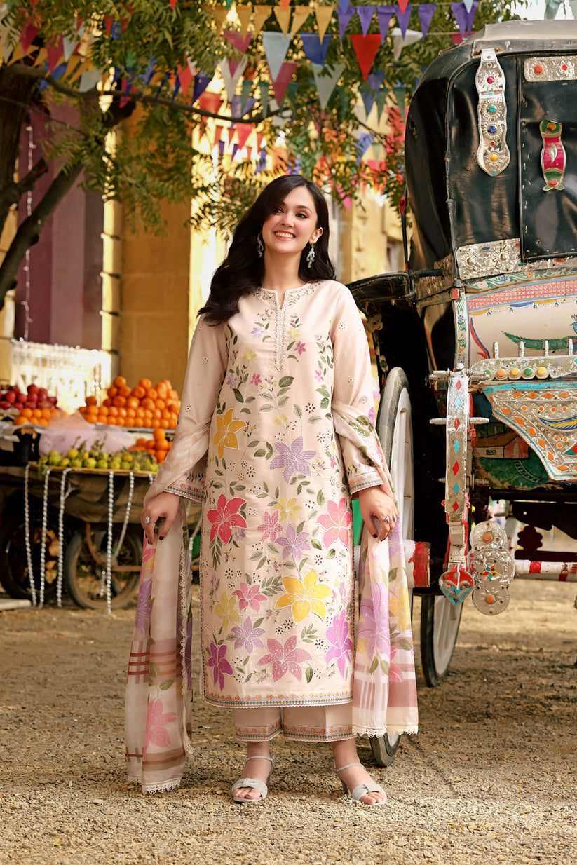 Aneela Embroidered 3Pcs