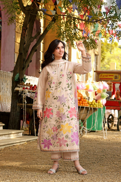 Aneela Embroidered 3Pcs