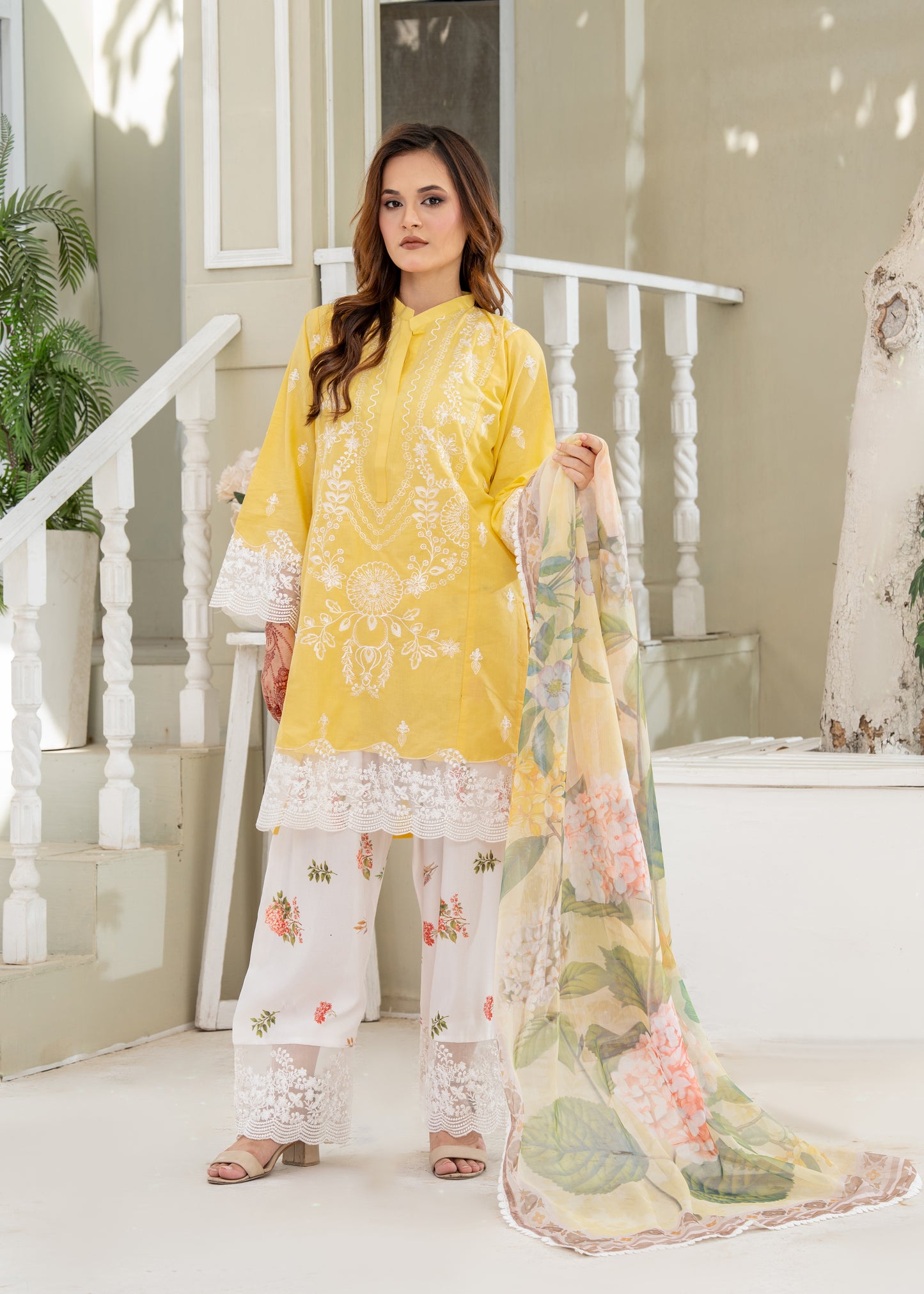 MELLOW 3PC ( FARSHI SHALWAR )