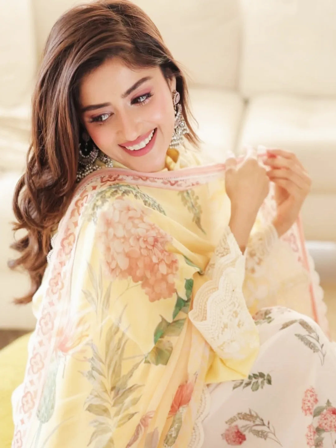 MELLOW 3PC ( FARSHI SHALWAR )