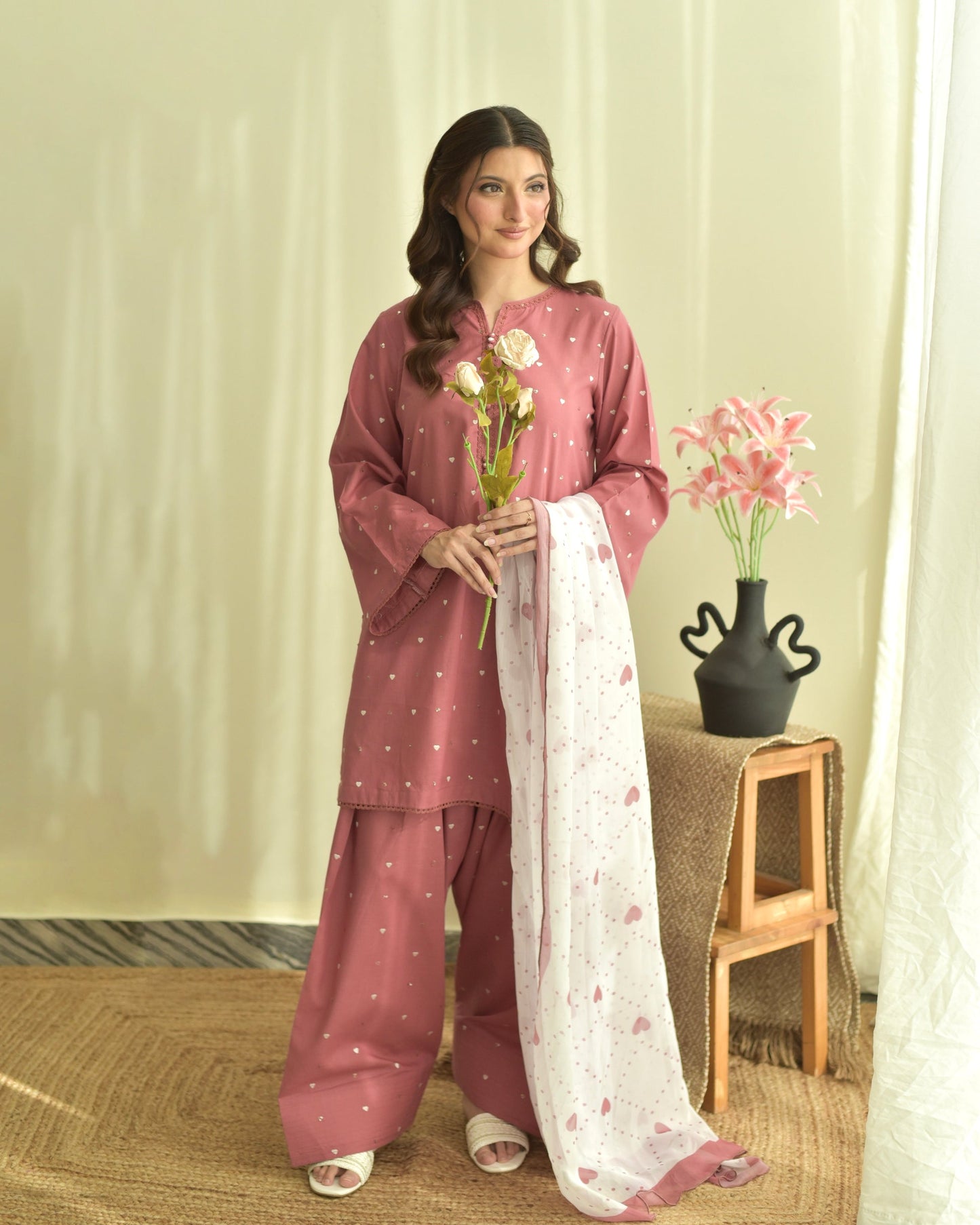 Malika Embroidered 3Pcs