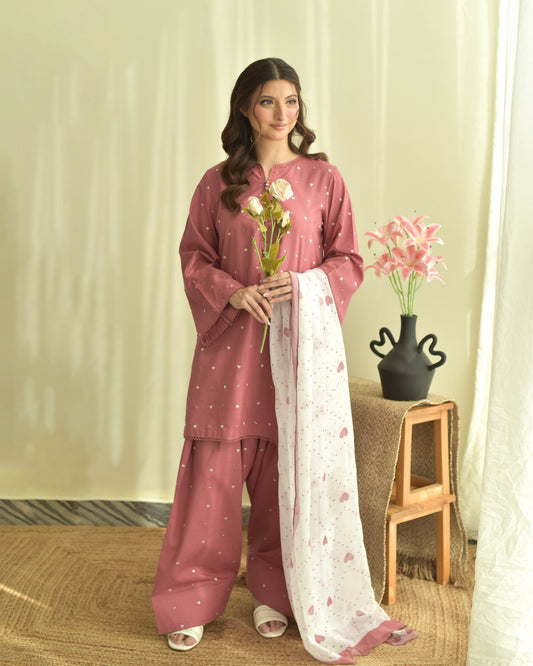 Malika Embroidered 3Pcs