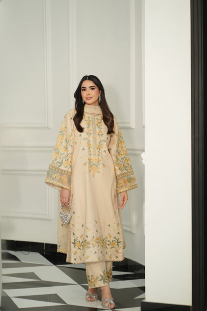 Fariya Embroidered 3PC
