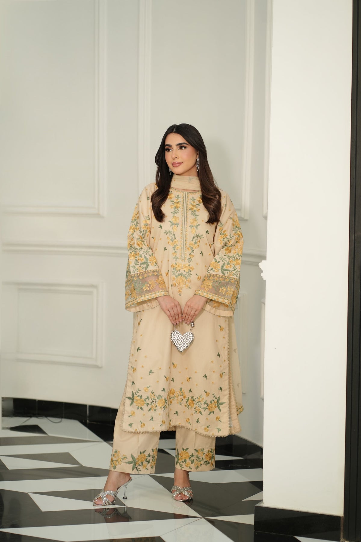 Fariya Embroidered 3PC