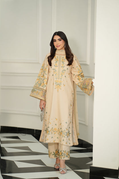 Fariya Embroidered 3PC