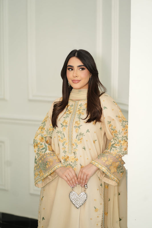 Fariya Embroidered 3PC
