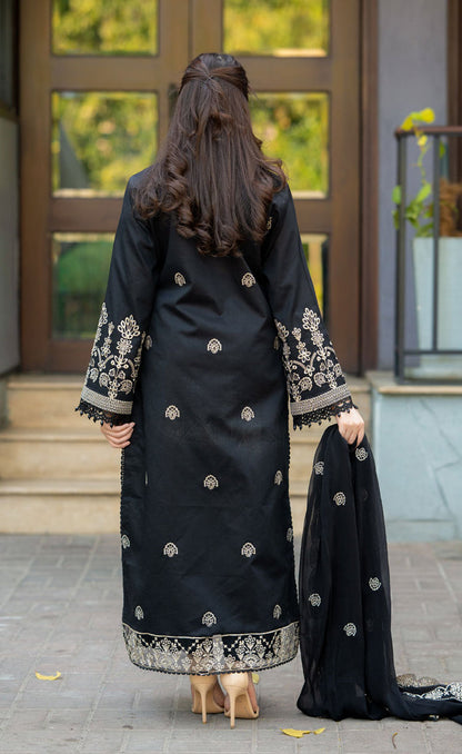 Black Embroidery 3pcs