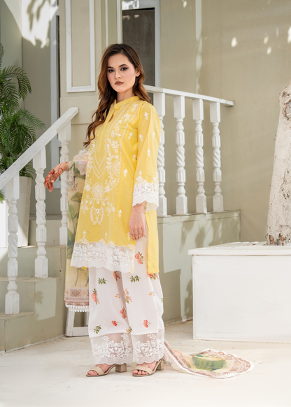 MELLOW 3PC ( FARSHI SHALWAR )