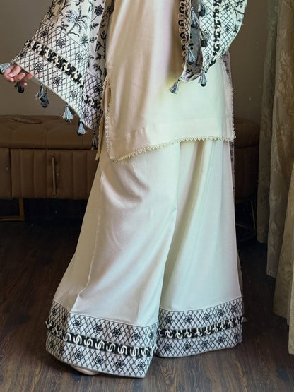 ZAHRA EMBROIDERED 3PC