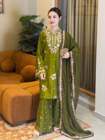 Mahnoor Emb 3pcs