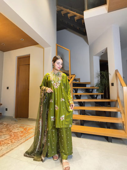 Mahnoor Emb 3pcs